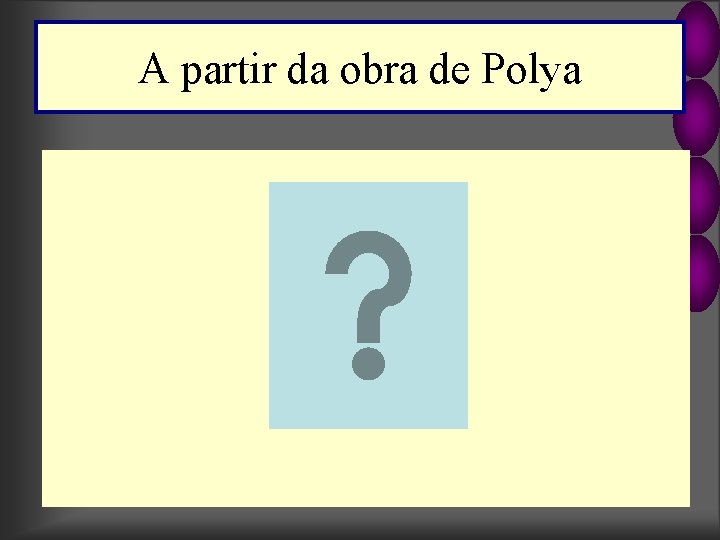 A partir da obra de Polya 