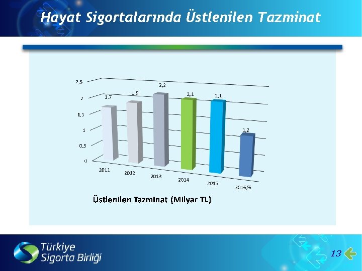 Hayat Sigortalarında Üstlenilen Tazminat 13 