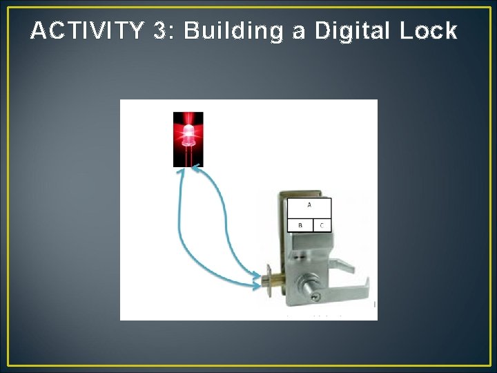 ACTIVITY 3: Building a Digital Lock 