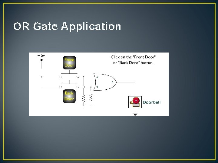 OR Gate Application 