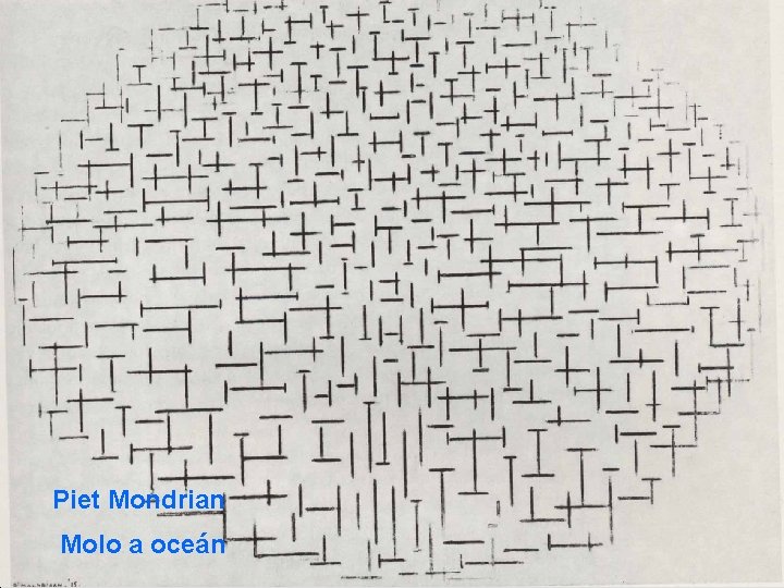 Piet Mondrian Molo a oceán 