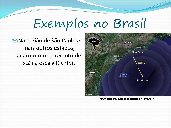 Exemplos no Brasil Na região de São Paulo e mais outros estados, ocorreu um