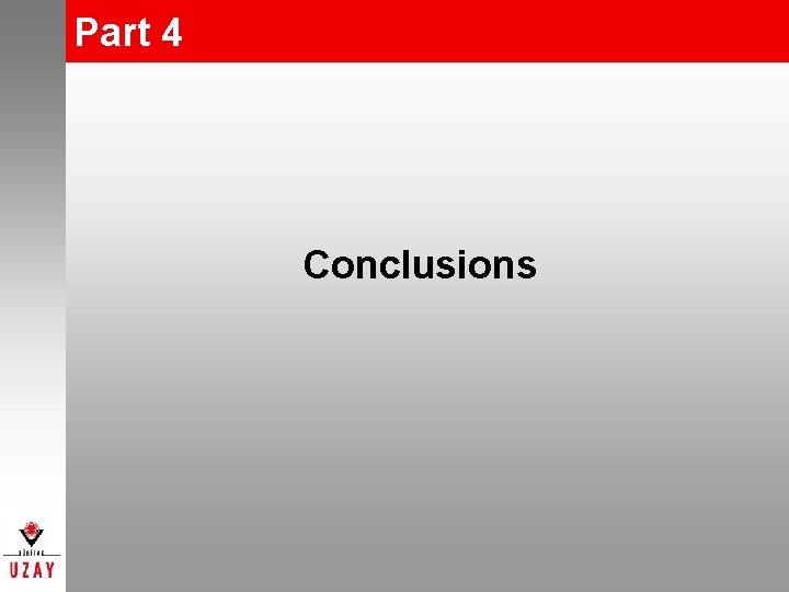 Part 4 Conclusions 