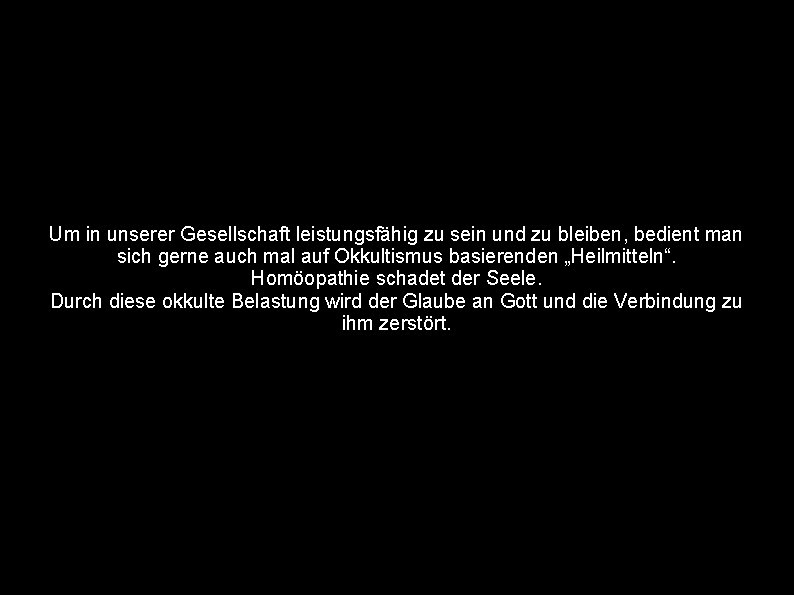 Um in unserer Gesellschaft leistungsfähig zu sein und zu bleiben, bedient man sich gerne