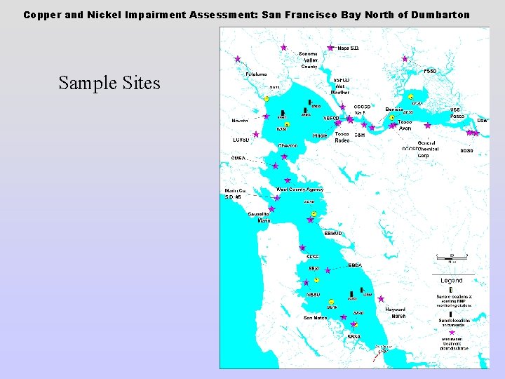 Copper and Nickel Impairment Assessment: San Francisco Bay North of Dumbarton Sample Sites 