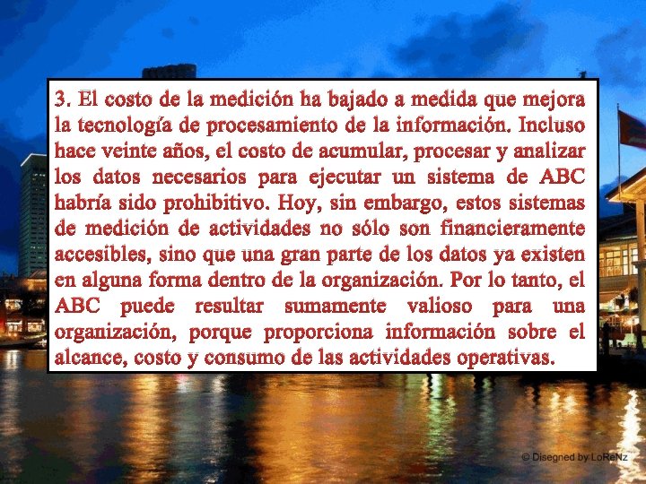 3. El costo de la medición ha bajado a medida que mejora la tecnología