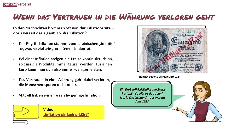 In den Nachrichten hört man oft von der Inflationsrate – doch was ist das