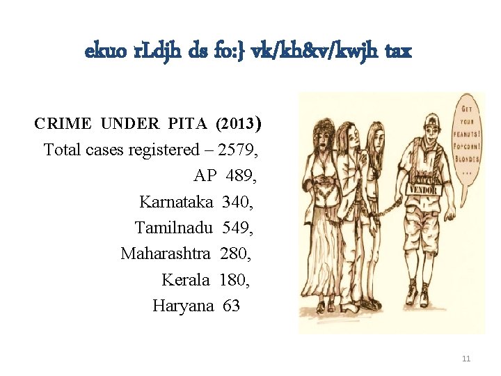 ekuo r. Ldjh ds fo: } vk/kh&v/kwjh tax CRIME UNDER PITA (2013) Total cases