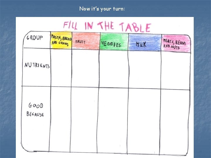 Now it’s your turn: 