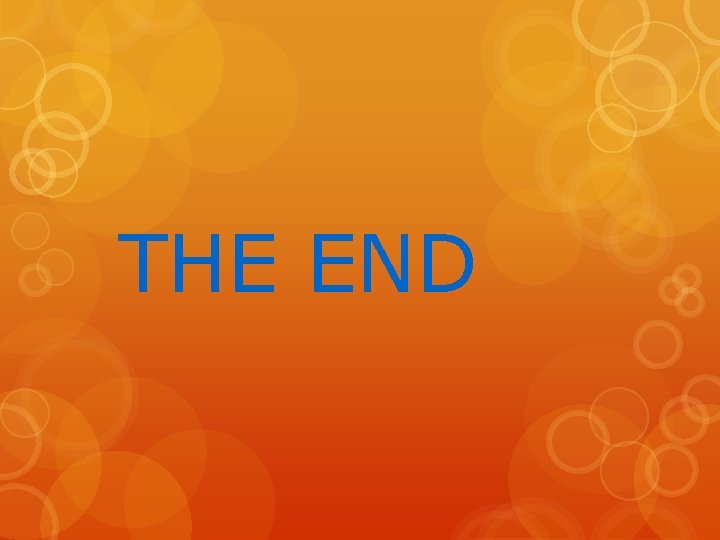 THE END 