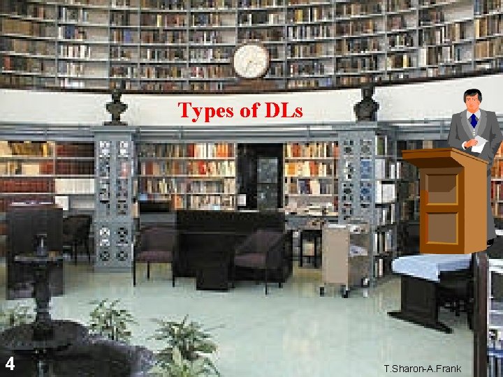 Types of DLs 4 T. Sharon-A. Frank Types of DLs 4 T. Sharon-A. Frank