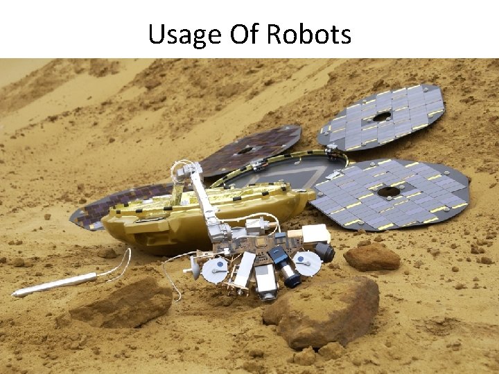 Usage Of Robots 