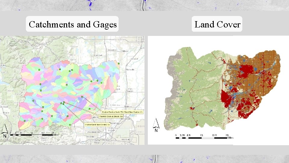 Catchments and Gages Land Cover 