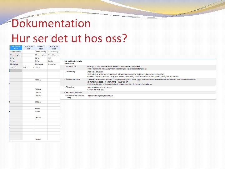 Dokumentation Hur ser det ut hos oss? 