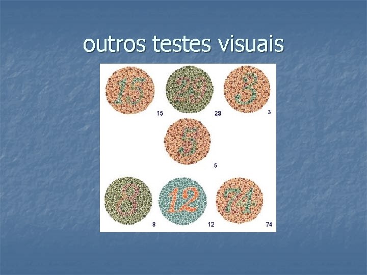 outros testes visuais 