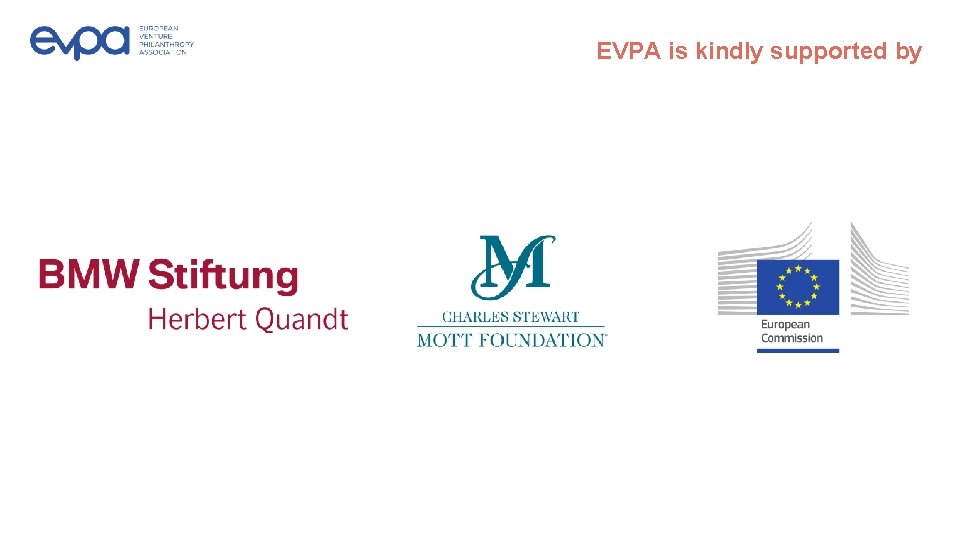 EVPA is kindly supported by 