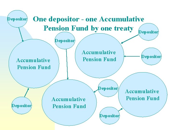 Depositor One depositor - one Accumulative Pension Fund by one treaty Depositor Accumulative Pension