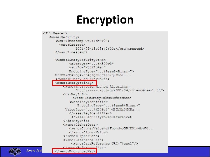 Encryption Secure Systems Research Group - FAU 
