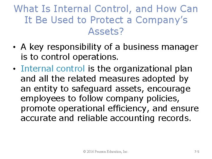 What Is Internal Control, and How Can It Be Used to Protect a Company’s