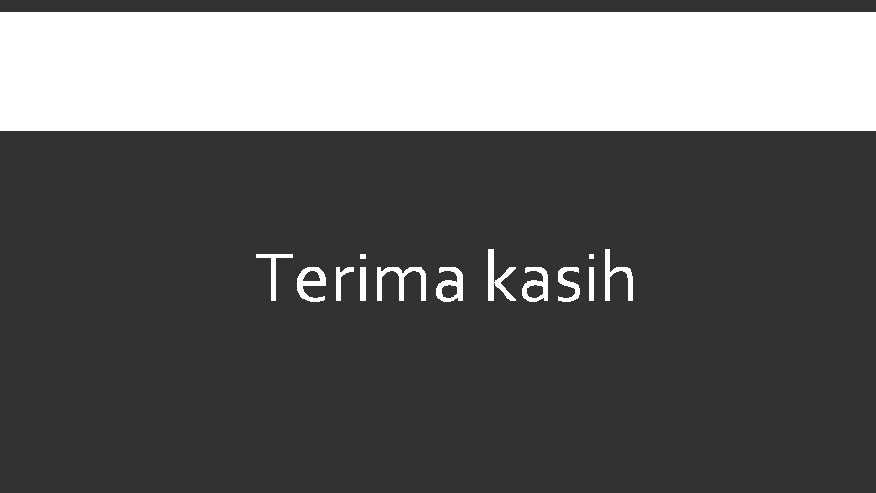 Terima kasih 