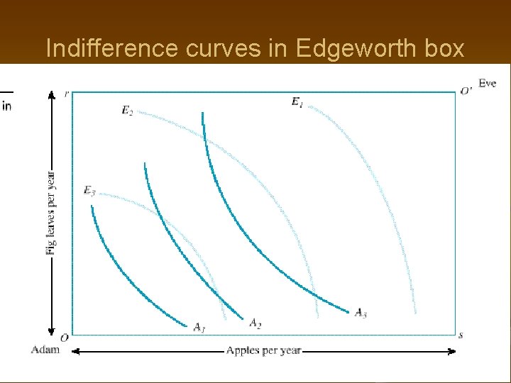 Indifference curves in Edgeworth box 