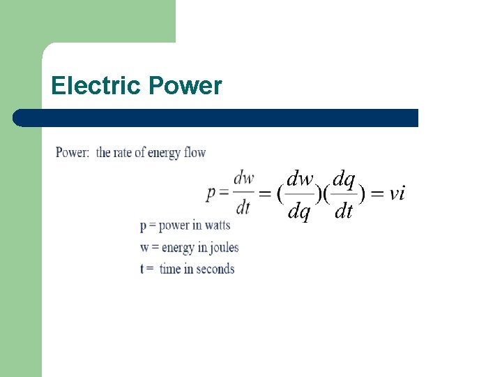 Electric Power 