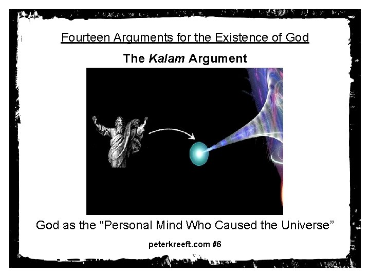Fourteen Arguments for the Existence of God The Kalam Argument God as the “Personal