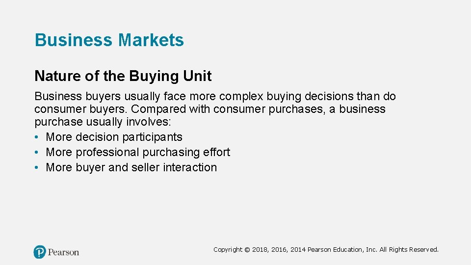Principles of Marketing Seventeenth Edition Chapter 6 Business