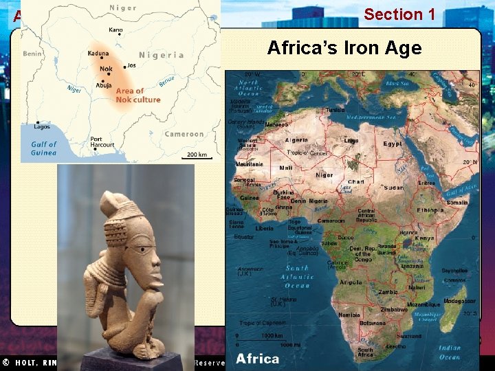 African Kingdoms Section 1 Africa’s Iron Age 