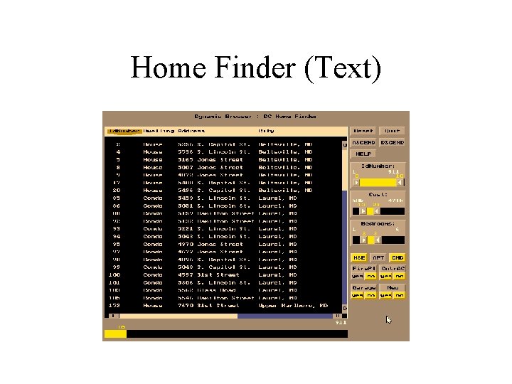 Home Finder (Text) 