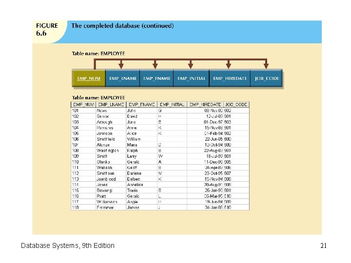 Database Systems, 9 th Edition 21 Database Systems, 9 th Edition 21