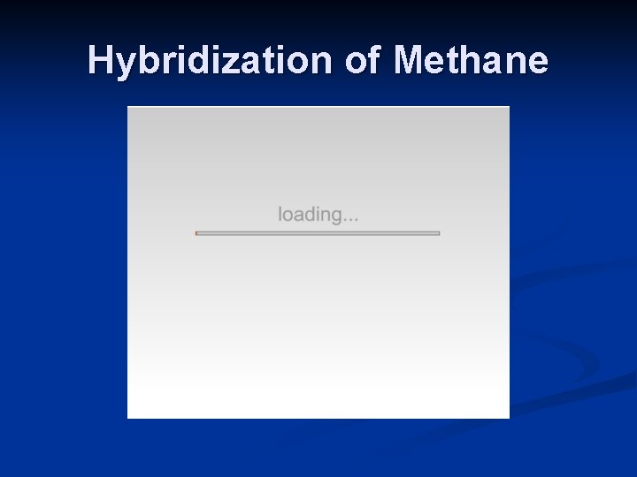 Hybridization of Methane 