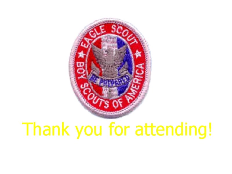 Thank you for attending! 