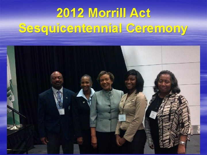2012 Morrill Act Sesquicentennial Ceremony 