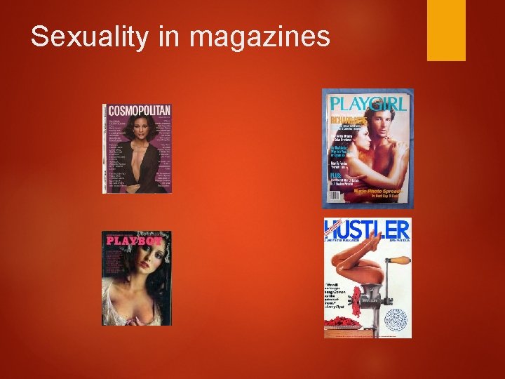 Sexuality in magazines 