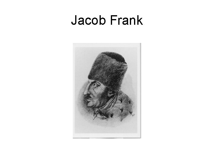 Jacob Frank 