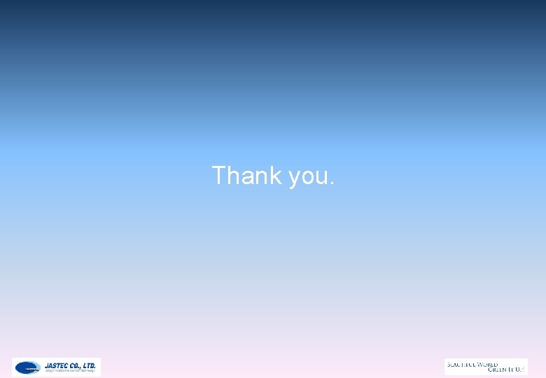 Thank you. 