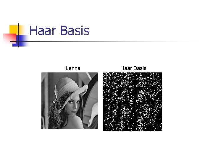 Haar Basis Lenna Haar Basis 