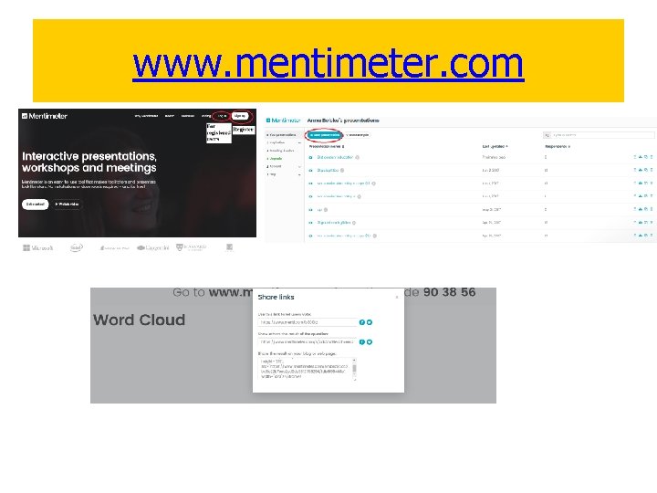 www. mentimeter. com 