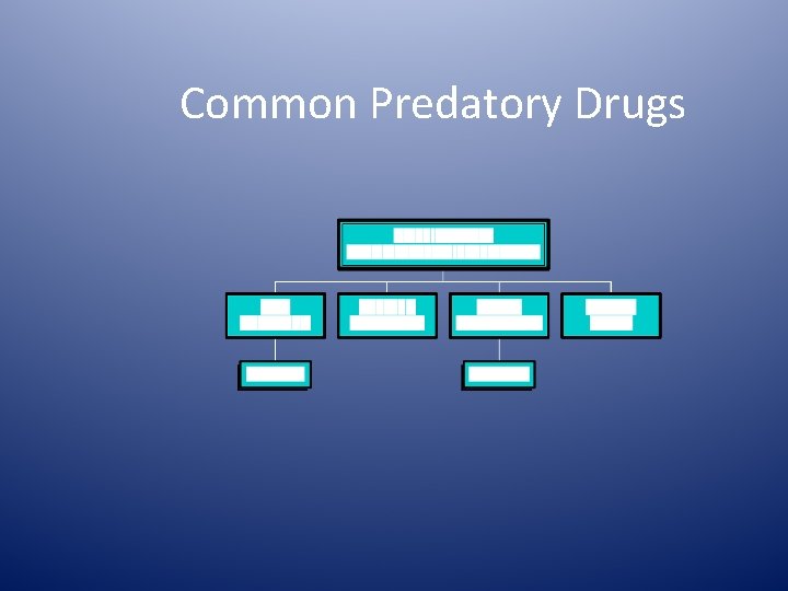 Common Predatory Drugs 