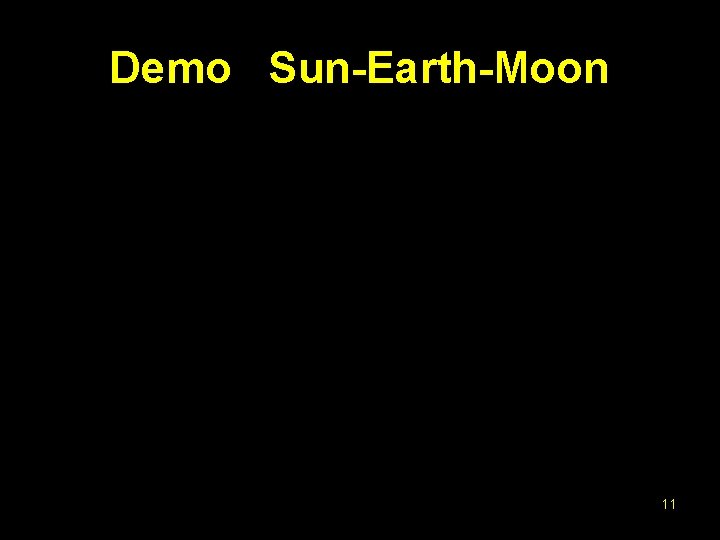 Demo Sun-Earth-Moon 11 