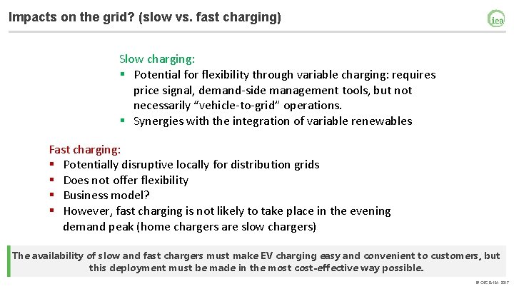 Impacts on the grid? (slow vs. fast charging) Slow charging: § Potential for flexibility