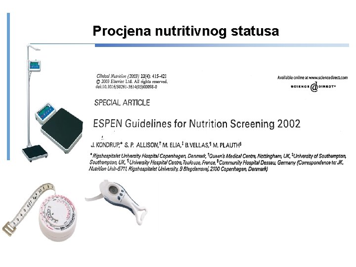 Procjena nutritivnog statusa 