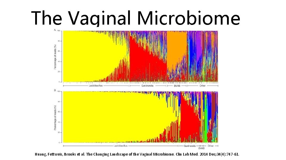 The Vaginal Microbiome Huang, Fettweis, Brooks et al. The Changing Landscape of the Vaginal