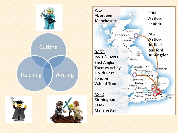 VAS Aberdeen Manchester Cutting Teaching Writing RCGP Beds & Herts East Anglia Thames Valley