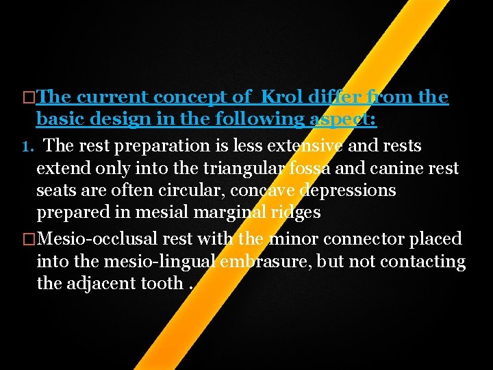 �The current concept of Krol differ from the basic design in the following aspect: �The current concept of Krol differ from the basic design in the following aspect: