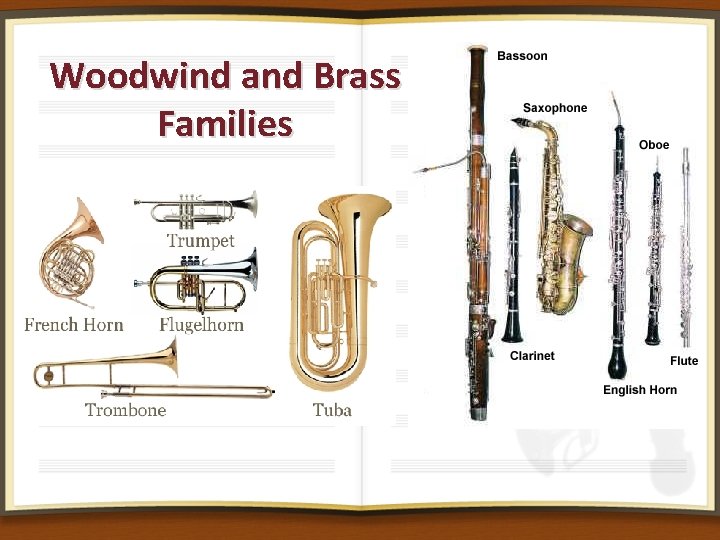 Woodwind and Brass Families 