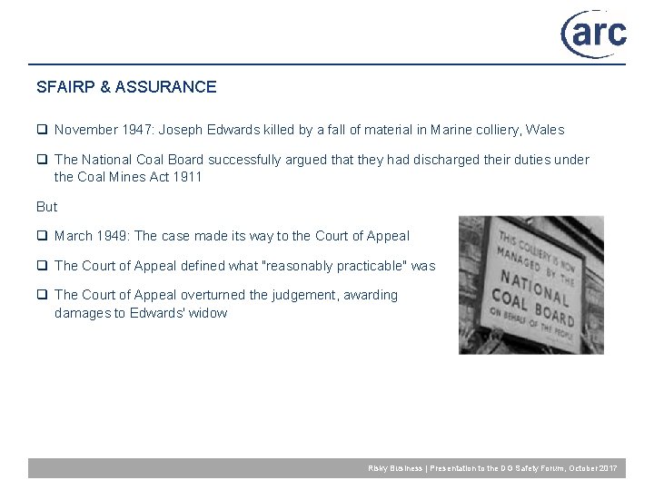 SFAIRP & ASSURANCE q November 1947: Joseph Edwards killed by a fall of material