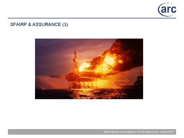 SFAIRP & ASSURANCE (3) Risky Business | Presentation to the DG Safety Forum, October