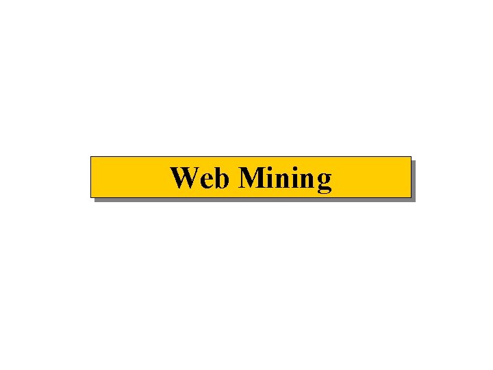 Web Mining 